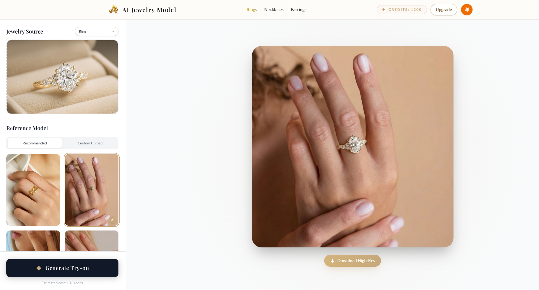 AI Jewelry Model screenshot 3 of 3
