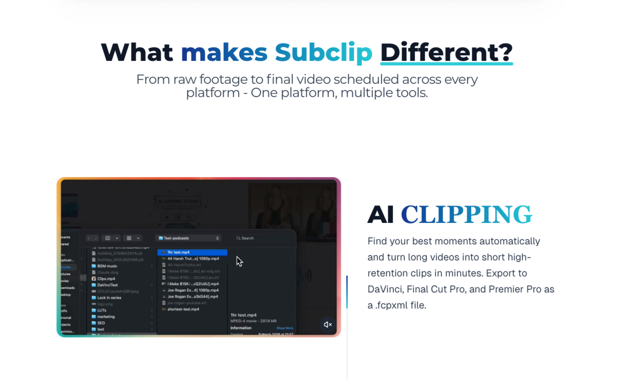 Subclip screenshot 2 of 2