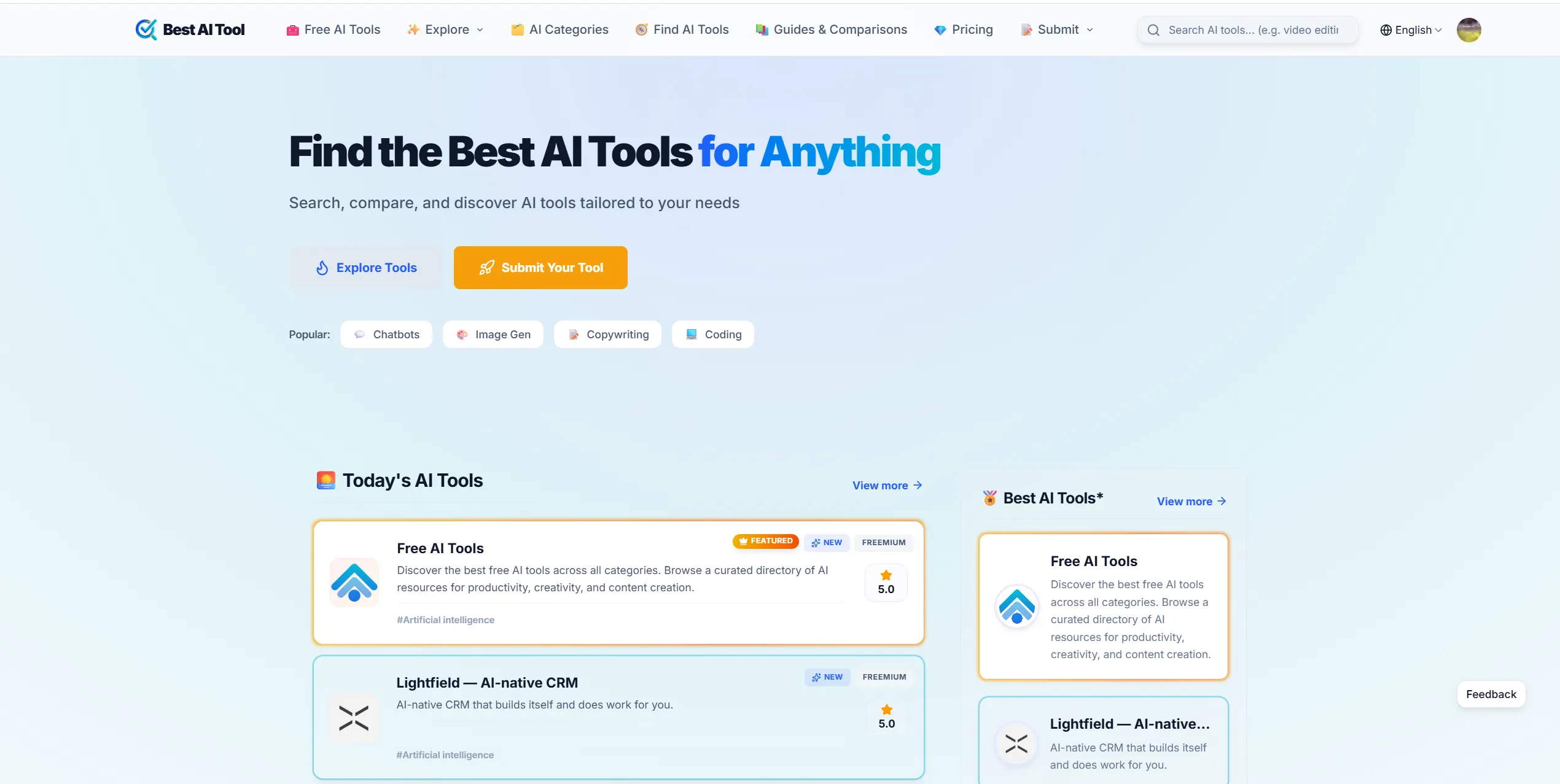 Best AI Tool preview