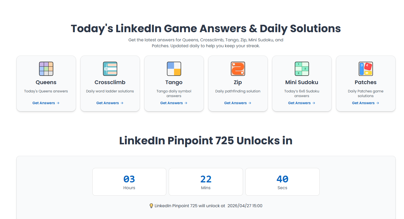 Linkedin Pinpoint Answer screenshot 2 of 2