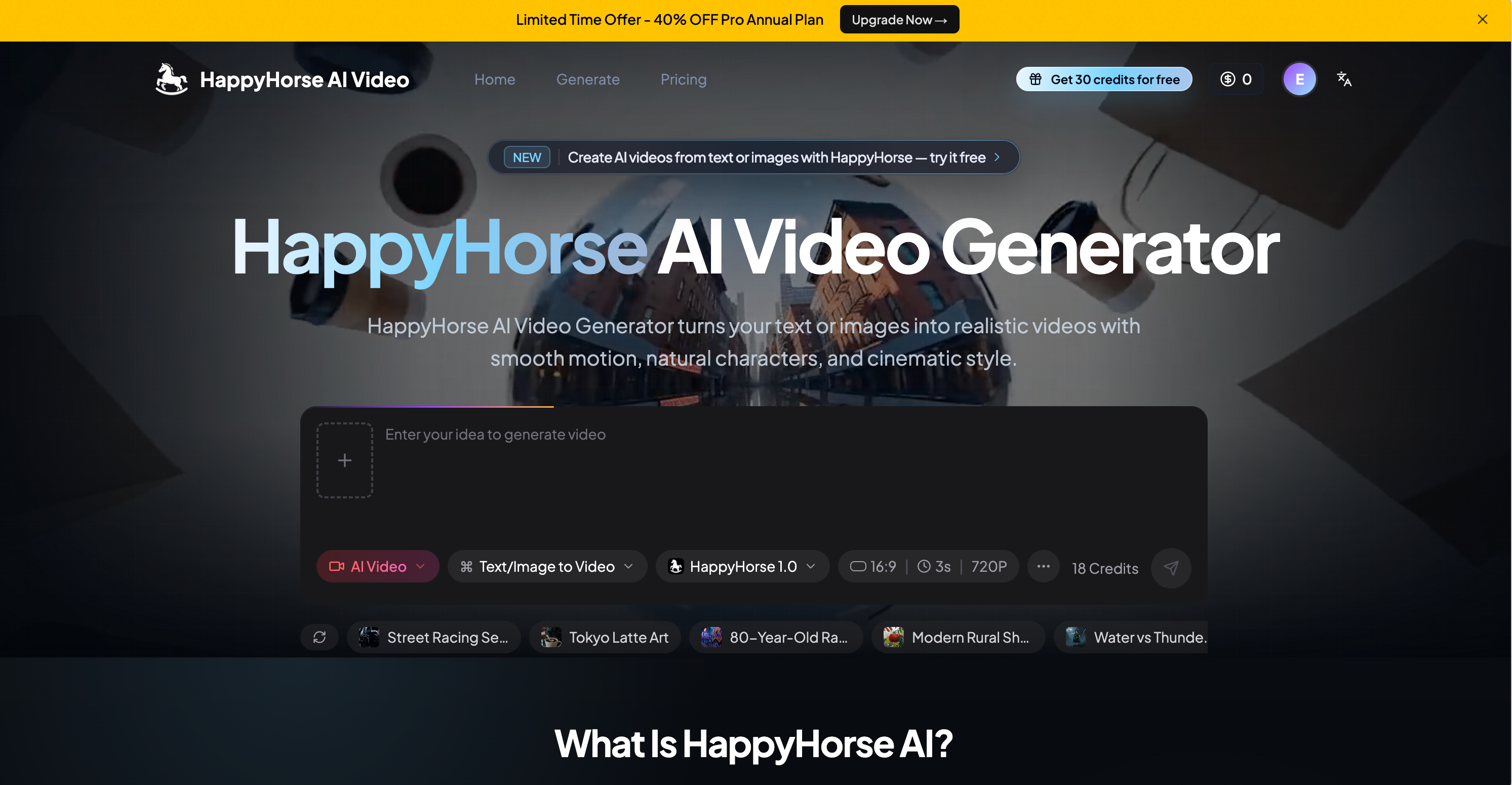 HappyHorse AI Video screenshot 2 of 2