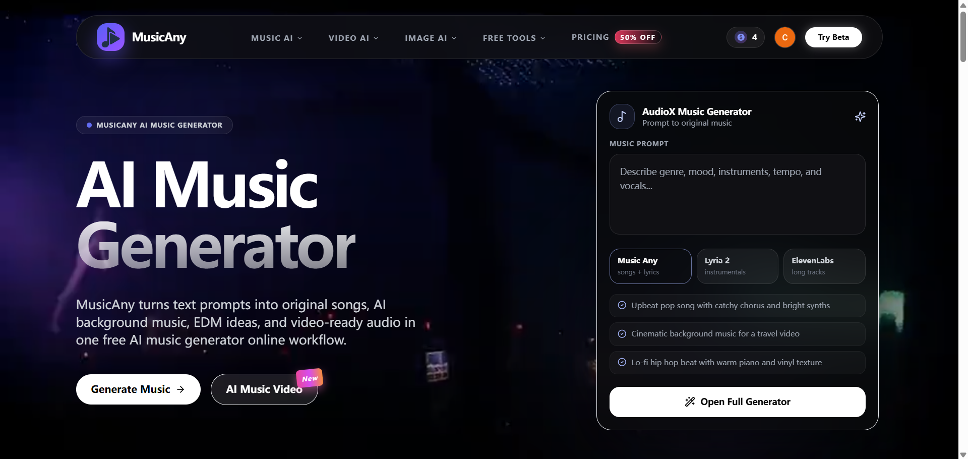 MusicAny screenshot