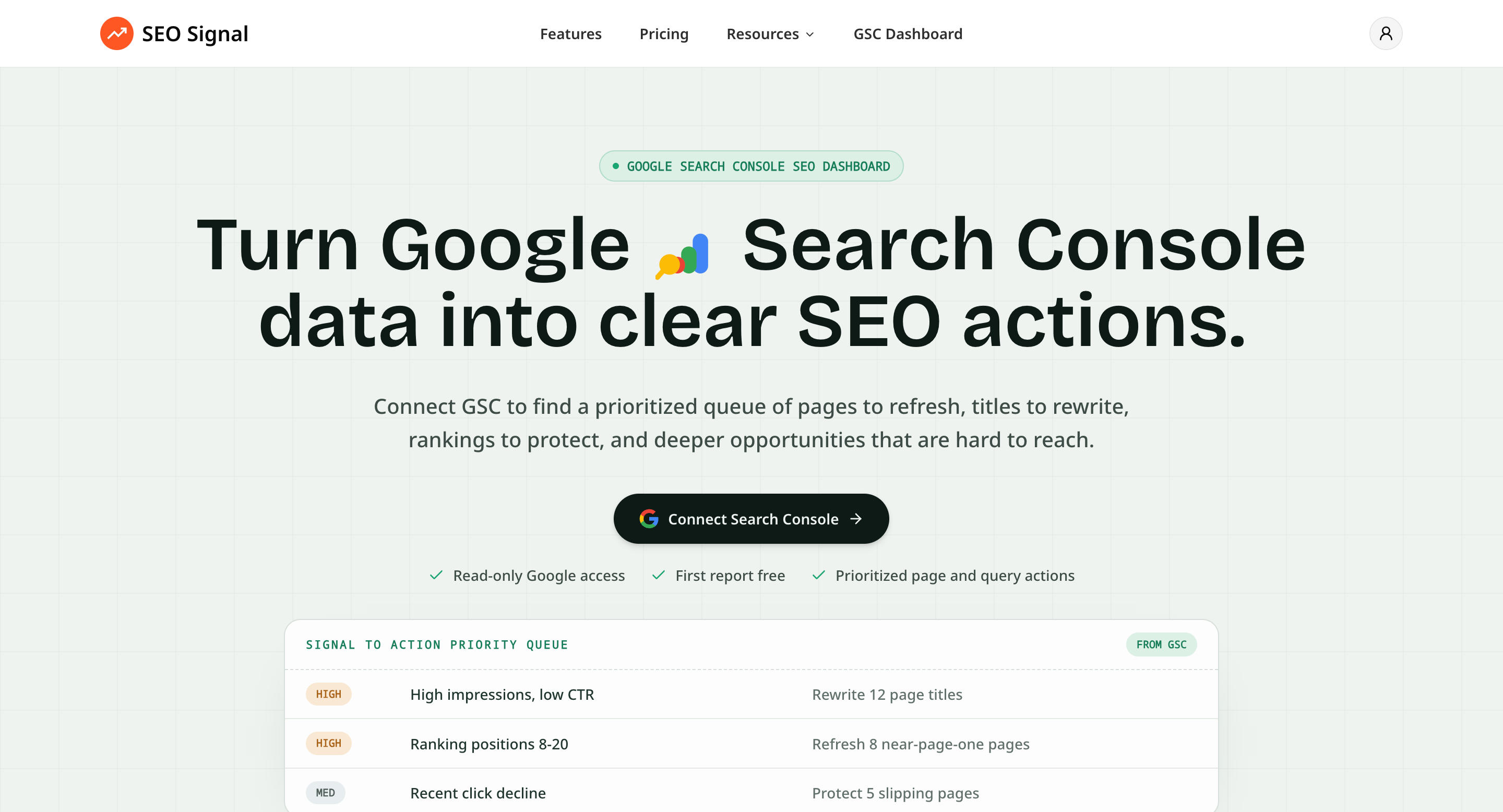 SEO Signal screenshot