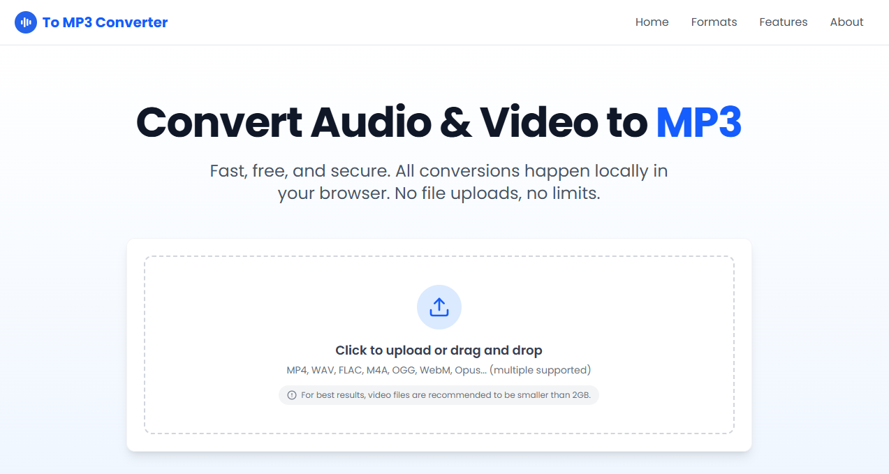 To MP3 Converter screenshot